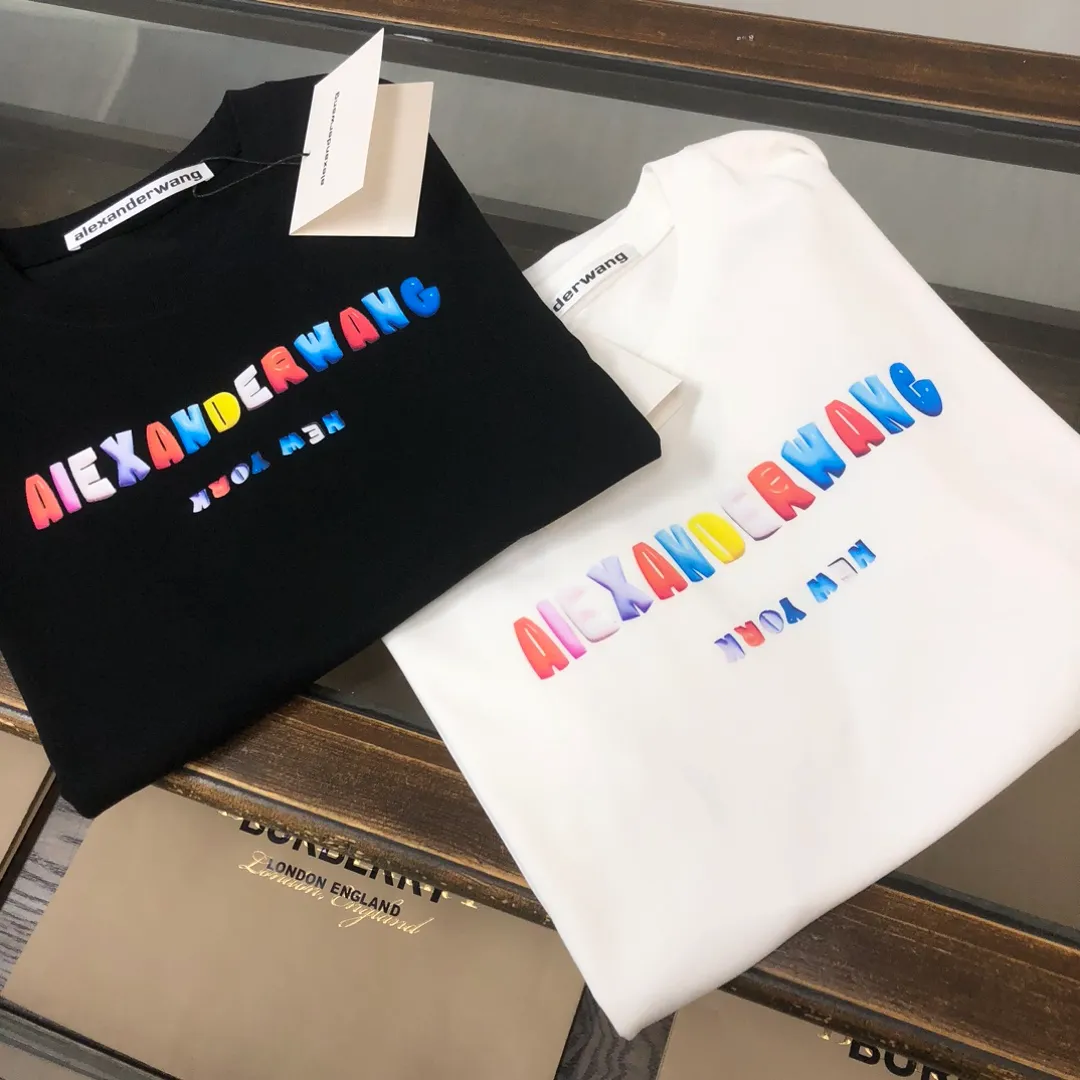 💥 Alexander wang New Arrival T ！ Premium ， ！ ！ ！ ！ ！ Breathable ！ ， 。 ： Cream White Black Sizes：M-3XL （ ）
